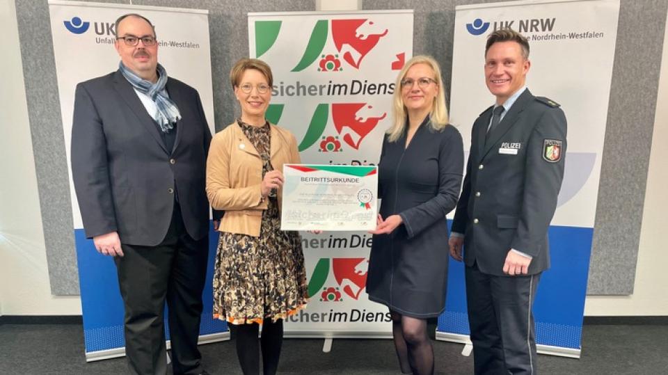Beitritt Unfallkasse NRW