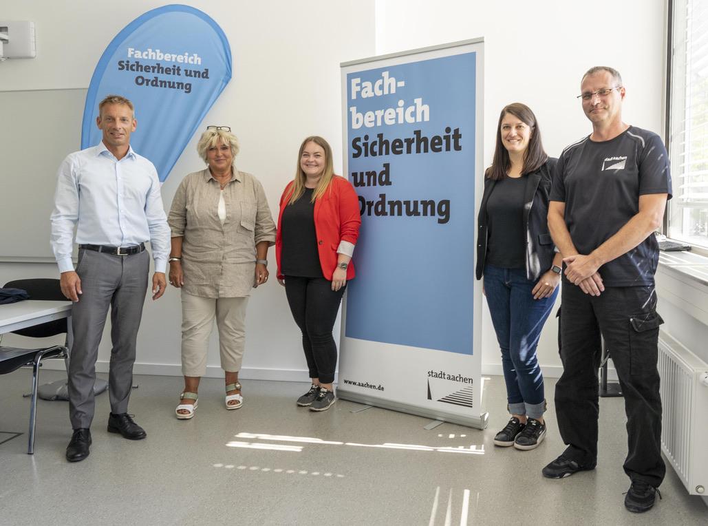 Pressekonferenz vom Ordnungsamt Aachen